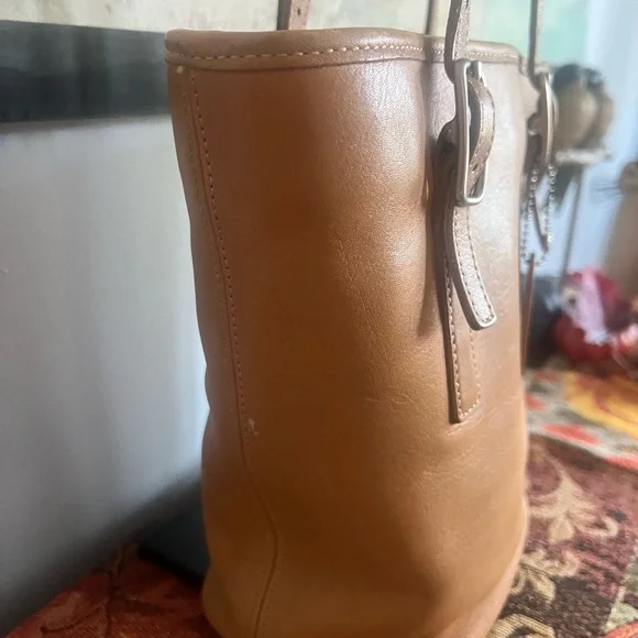 Coach Tan Legacy Leather Bucket Bag 9803 - Picture 7 of 12